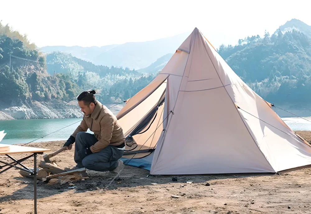 white teepee tents