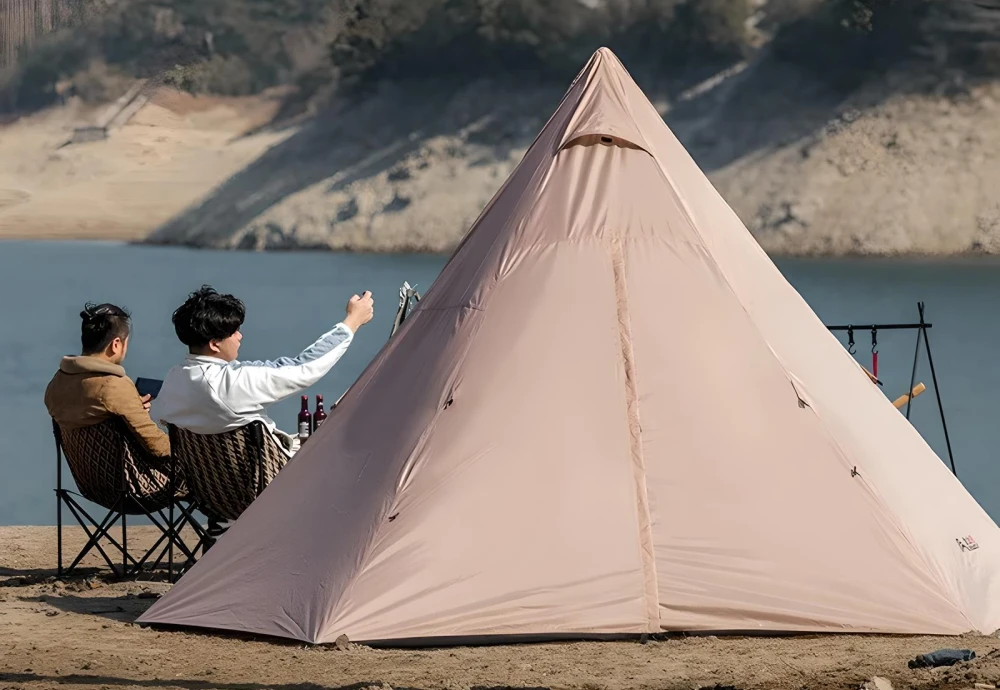 white teepee tents