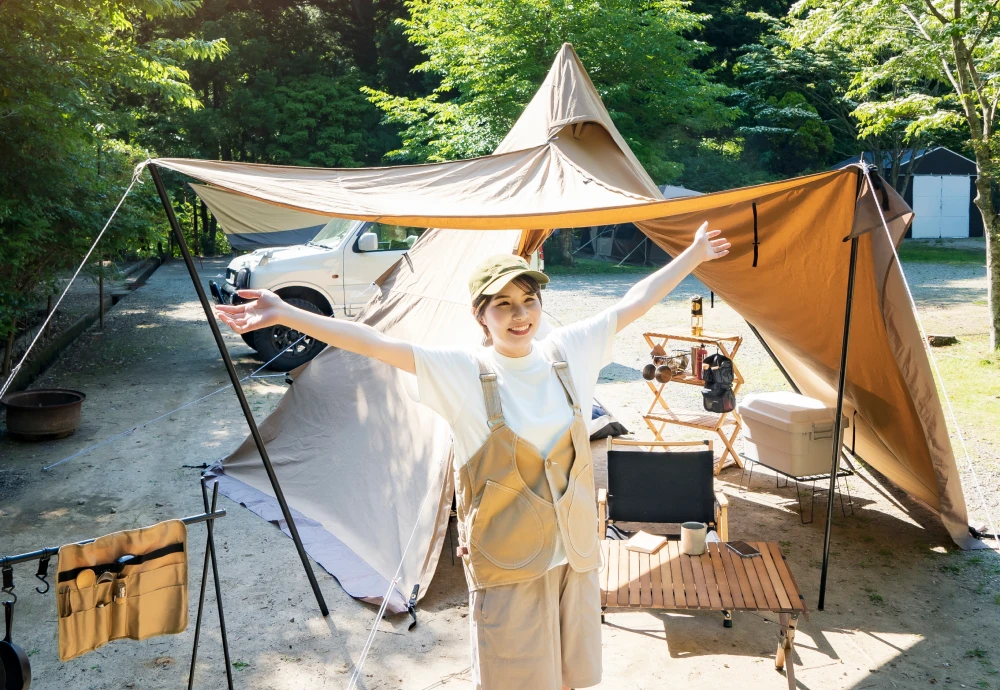 glamping teepee